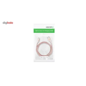 کابل تبدیل USB به لایتنینگ یوگرین مدل US199 طول 1 متر
