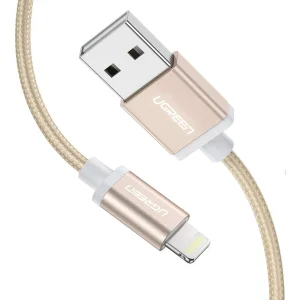 کابل تبدیل USB به لایتنینگ یوگرین مدل US199 طول 1 متر