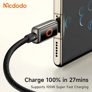 کابل تبدیل USB به USB-C مک دودو مدل CA-665 100W طول 1.2 متر