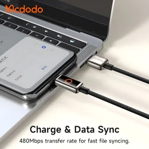 کابل تبدیل USB به USB-C مک دودو مدل CA-665 100W طول 1.2 متر