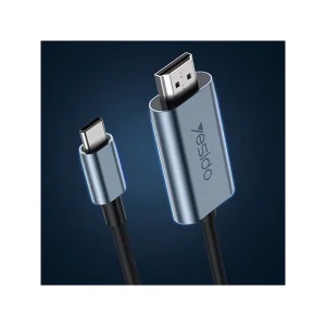 کابل تبدیل USB-C به HDMI یسیدو مدل HM10 طول 2 متر