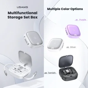 کابل تبدیل usb-c به microUSB/ لایتنینگ / usb-c یوسمز مدل sj650 طول 1 متر