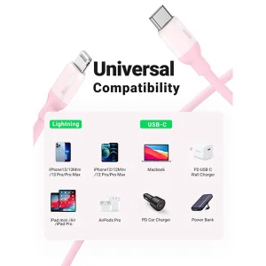 کابل تبدیل USB-C به لایتنینگ یوگرین مدل US387-15192 طول 1 متر