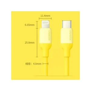 کابل تبدیل USB-C به لایتنینگ یوگرین مدل US387-90226 طول 1 متر