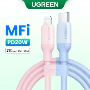کابل تبدیل USB-C به لایتنینگ یوگرین مدل US387-90226 طول 1 متر