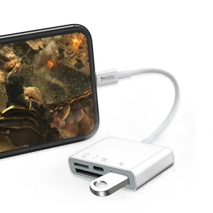 مبدل لایتنینگ به فلش مموری / مموری کارت یسیدو مدل GS12