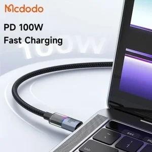 کابل USB-C مک دودو مدل 7colorful lights طول ۱.۲ متر
