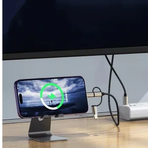 کابل تبدیل HDMI به لایتنینگ / microUSB/ USB-C یسیدو مدل HM14 طول 2 متر