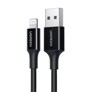 کابل تبدیل USB به لایتنینگ یوگرین مدل US155 طول 2 متر