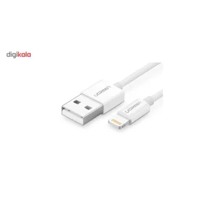 کابل تبدیل USB به لایتنینگ یوگرین مدل US155 طول 2 متر