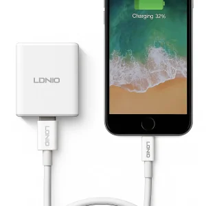 کابل تبدیل USB-C به لایتنینگ الدینیو مدل iPhone 13 طول 1 متر