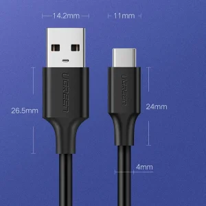کابل تبدیل USB به USB-C یوگرین مدل US287 طول 2 متر
