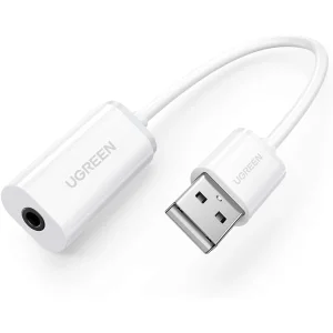 کابل تبدیل USB به جک 3.5 میلی متری صدا یوگرین مدل US206-30712