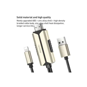 کابل تبدیل HDMI به لایتنینگ یسیدو مدل HDTV ADAPTER HM13 طول 2 متر