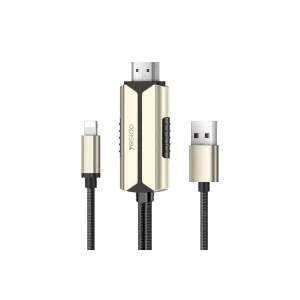 کابل تبدیل HDMI به لایتنینگ یسیدو مدل HDTV ADAPTER HM13 طول 2 متر