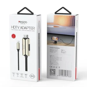 کابل تبدیل HDMI به لایتنینگ یسیدو مدل HDTV ADAPTER HM13 طول 2 متر