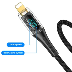کابل تبدیل USB-C به لایتنینگ یوسمز مدل SJ589 طول 2 متر