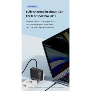 کابل تبدیل USB-C به USB-C یوسمز مدل Sj590 طول 1.2 متر