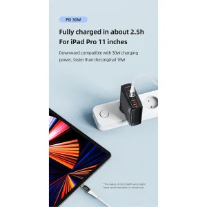 کابل تبدیل USB-C به USB-C یوسمز مدل Sj590 طول 1.2 متر