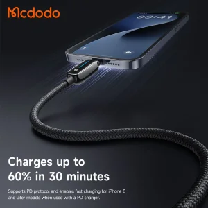 کابل تبدیل USB-C به لایتنینگ مک دودو مدل CA-005 طول 1.2 متر