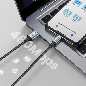 کابل تبدیل USB به لایتنینگ یوگرین مدل US199-60157 طول 1.5 متر