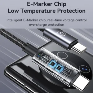 کابل USB-C  یوسمز مدل SJ671 طول 1.2 متر