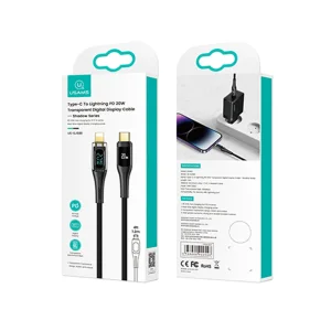 کابل تبدیل USB-C به لایتنینگ یوسمز مدل SJ588 طول 1.2 متر