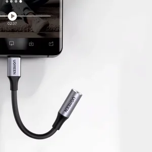 مبدل USB-C به جک 3.5 میلیمتری یوگرین مدل AV161-80154