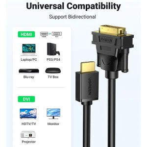 کابل تبدیل HDMI به DVI یوگرین مدل HD106-11150 طول 1.5 متر