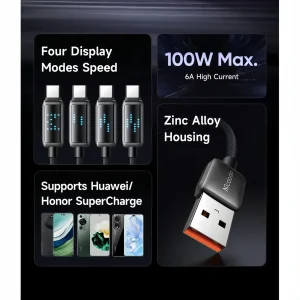 کابل تبدیل USB به USB-C مک دودو مدل CA-235 طول 1.2 متر