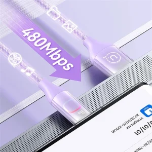 کابل تبدیل USB به USB-C یوسمز مدل SJ636 طول 1.2 متر