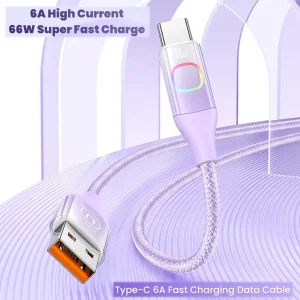 کابل تبدیل USB به USB-C یوسمز مدل SJ636 طول 1.2 متر