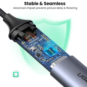 مبدل USB-C به HDMI یوگرین مدل 70444