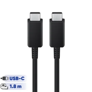 کابل تبدیل USB-C به USB-C سامسونگ مدل 1.8 متری - 5 آمپر