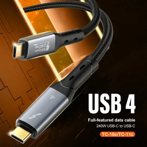 کابل USB-C الدنیو مدل TC-10C طول 50 سانتیمتر