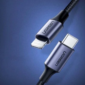 کابل تبدیل USB-C به لایتنینگ یوگرین مدل 80564-US304 طول 1 متر