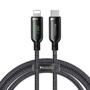 کابل تبدیل USB-C به لایتنینگ یسیدو مدل CA86 طول 1.2 متر