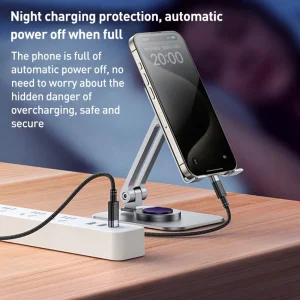کابل USB-C یسیدو مدل AUTO POWER OFF CA160 60W طول 1.2 متر