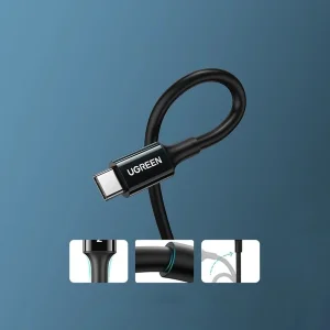 کابل USB-C یوگرین مدل US300 طول 1.5 متر