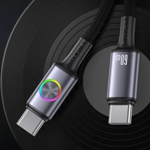 کابل USB-C یوسمز مدل SJ752-60W طول 1.2 متر