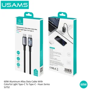 کابل USB-C یوسمز مدل SJ752-60W طول 1.2 متر