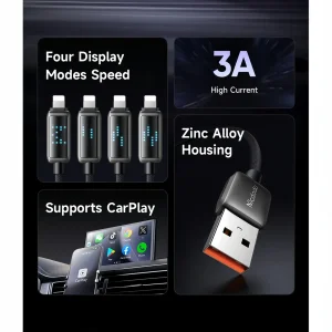 کابل تبدیل USB به لایتنینگ مک دودو مدل CA-5250 طول 1.2 متر