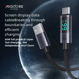 کابل تبدیل USB به USB-c یسیدو مدل CA122 طول 1.2 متر