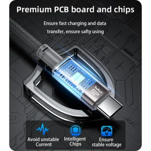 کابل تبدیل USB به USB-C یسیدو مدل MAGNETIC CA173 طول 1 متر