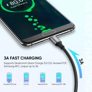 کابل تبدیل USB-C به USB یوگرین مدل US288-60126 طول 1 متر