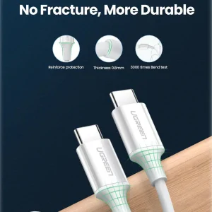 کابل USB-C یوگرین مدل US264-60520 طول 2 متر