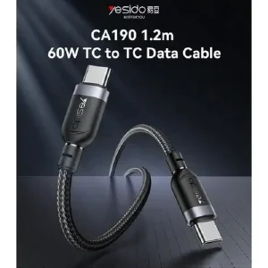 کابل USB-C یسیدو مدل CA190 طول 1.2 متر