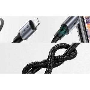 مبدل Lightning به جک 3.5mm یوگرین مدل US315-70509 طول 1 متر