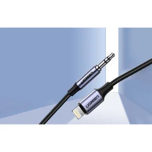 مبدل Lightning به جک 3.5mm یوگرین مدل US315-70509 طول 1 متر