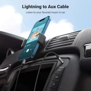 مبدل Lightning به جک 3.5mm یوگرین مدل US315-70509 طول 1 متر